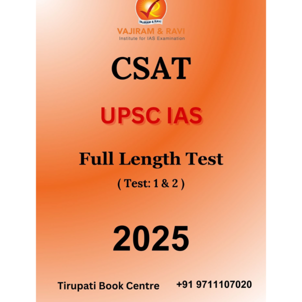 Vajiram & Ravi CSAT Full Length Test Series 1 & 2