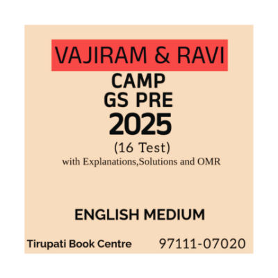 VAJIRAM & RAVI CAMP GS PRE 2025 (16 Test) With Explanations, Solutions and OMR