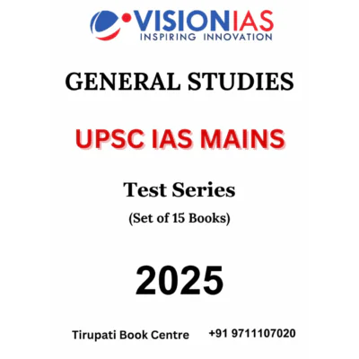 Vision General Studies Mains Test Series (Set of 15 Books)