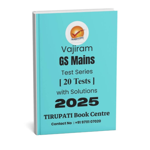 Vajiram GS Mains ( Test Series - 20 Tests ) With Solutions | B&W