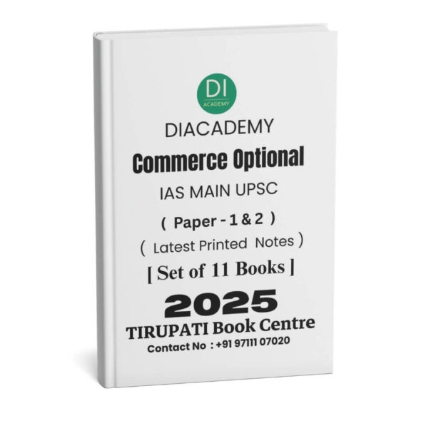 Diacademy Commerce Optional ( Paper 1 & 2 ) | B&W