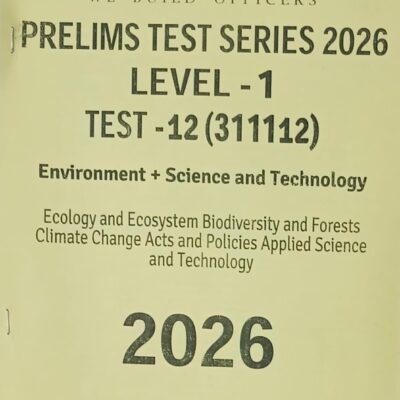 Forum IAS, Prelims Test Series 2026, Level -1