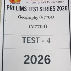 VAJIRAM AND RAVI,Geography,PT Test 4,2026