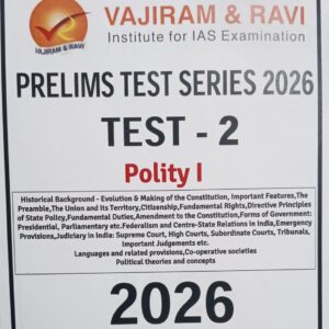 VAJIRAM AND RAVI,Polity-l 2026