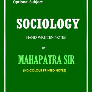 Vajiram and Ravi, IAS UPSC (MAINS)Sociology, Class Note
