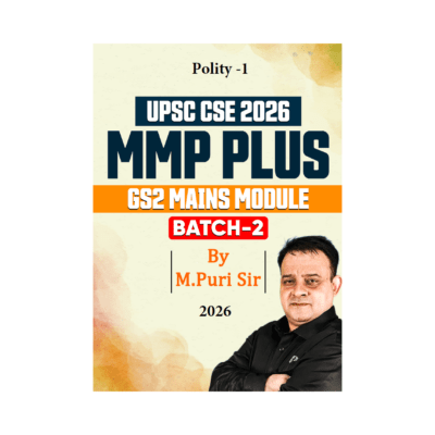 Sarrthi IAS GS-2 MainsModuleBatch-2,Polity