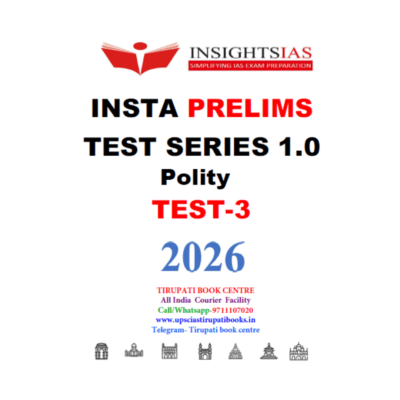 INSIGHTS IAS Prelims Test Series 2026 Test 3