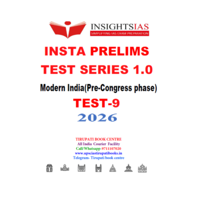 INSIGHTS IAS Test Series 2026 Test -9