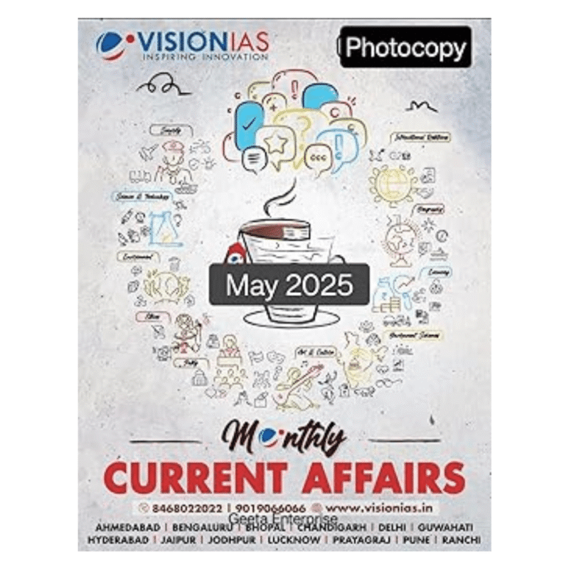 Photocopy Vision IAS Monthly Current Affairs May 2025