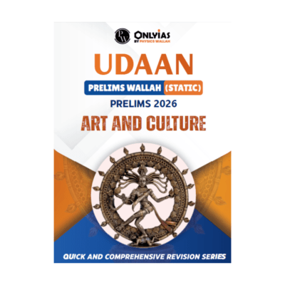 UDAAN Prelims Wallah 2026 – Art and Culture | Quick & Comprehensive Revision Book for UPSC Prelims