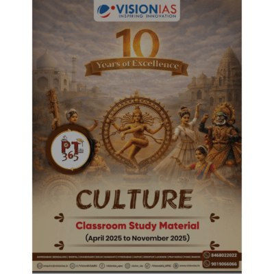 PT 365 Culture – Classroom Study Material (April 2025 to November 2025)