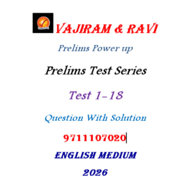 Vajiram & Ravi PowerUp Prelims Test Series 2026