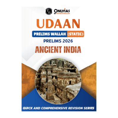 UDAAN Prelims Wallah 2026 – Ancient India | Quick & Comprehensive UPSC Prelims Revision Book