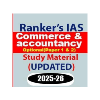 Ranker’s IAS Commerce Optional Study Material Paper 1+2 | Updated 2025–26