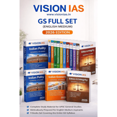 Vision IAS GS Full Set 2026 (English Medium Complete Study Material)