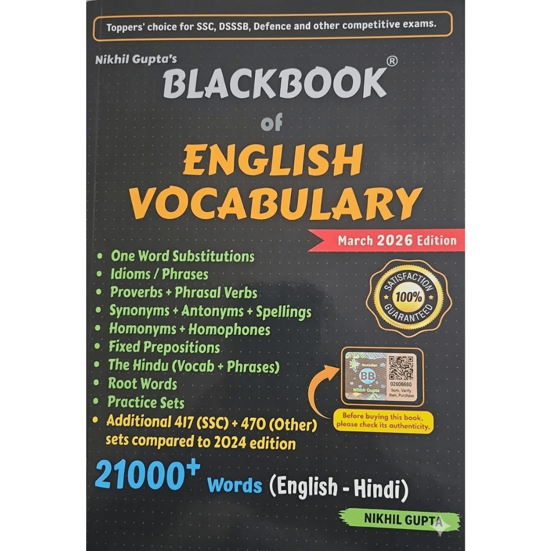 Blackbook of English Vocabulary – March 2026 Edition