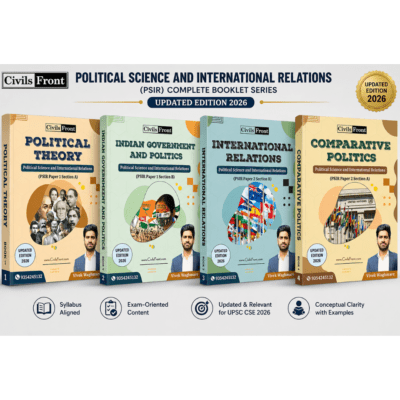 PSIR Complete Booklet Series (Set of 4 Books) by Civils Front – 2026 Edition