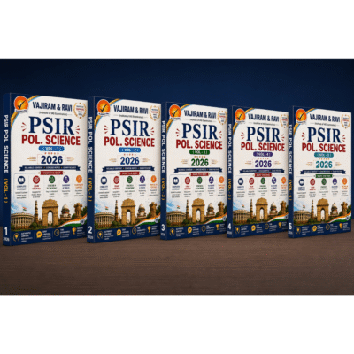Vajiram & Ravi Political Science (PSIR) Optional Notes - 2026 Edition (Set of 5 Volumes)