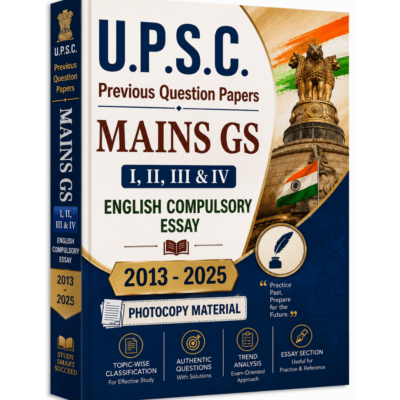 UPSC Mains GS I-IV, Essay & English Compulsory PYQs (2013-2025)