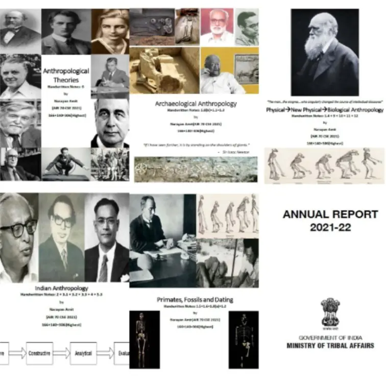 UPSC Anthropology Optional Theories Handwritten Notes by Narayan Amit (AIR 70, CSE 2021) – Score 306 Material