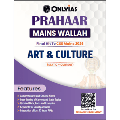 PW OnlyIAS Prahaar Mains Wallah: Art & Culture Static + Current 2026