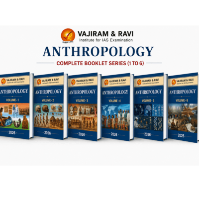 Vajiram & Ravi Anthropology – Complete Booklet Series (Volume 1 to 6)