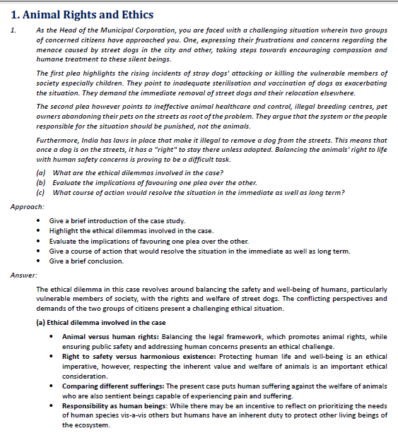 Vision IAS 125 Case Studies: Approach & Solution - Paper IV Ethics, Integrity & Aptitude photocopy - Image 3