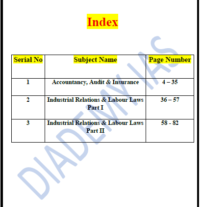 DIADEMY IAS UPSC EPFO 2026 Complete Study Material & PYQ Compilation (Booklets 1 to 7 Combo Set for APFC/AO/EO) (Photocopy) - Image 2