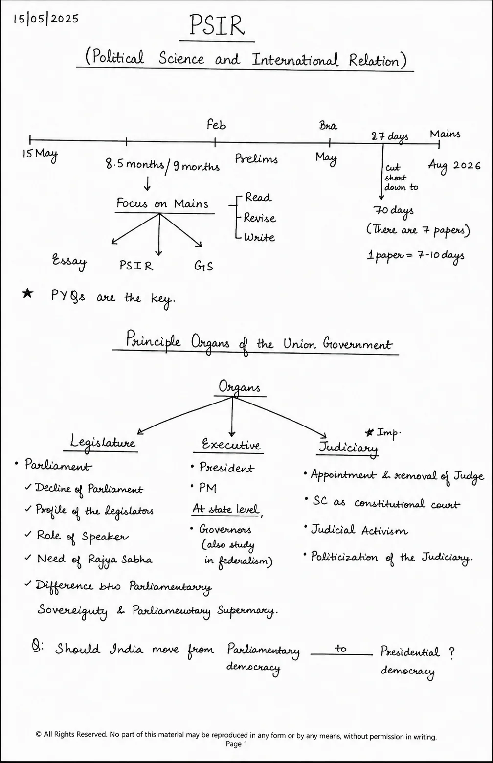 Shubhra Ranjan Political Science & International Relations (PSIR) Postal Correspondence Notes (Complete Set of 5 Volumes) - Image 3
