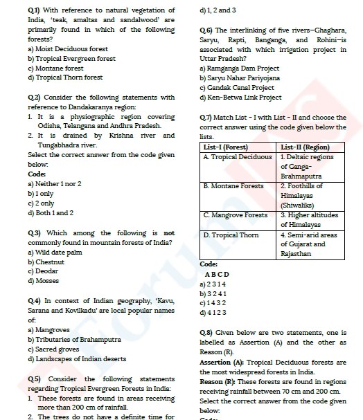 ForumIAS UPPCS 2026 Prelims Topic-Wise Test Series Set (Booklets 1 to 7) – Geography & History (Photocopy) - Image 3