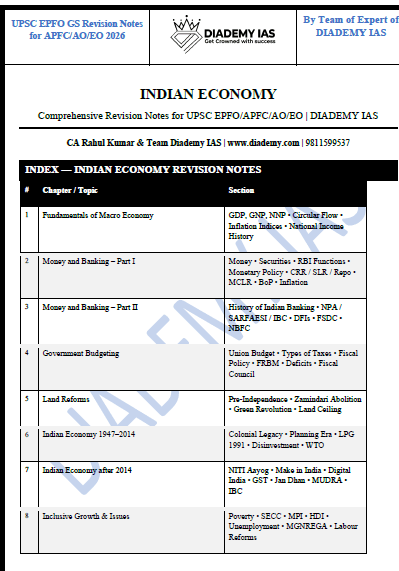 DIADEMY IAS UPSC EPFO 2026 Complete Study Material & PYQ Compilation (Booklets 1 to 7 Combo Set for APFC/AO/EO) (Photocopy) - Image 5