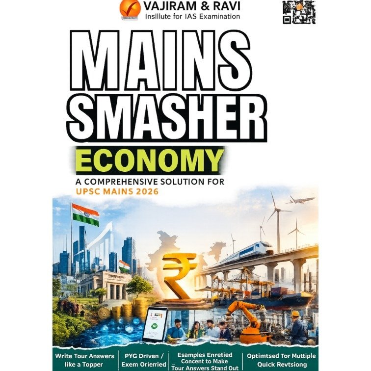 Vajiram & Ravi Mains Smasher Economy Booklet for UPSC Mains 2026 photocopy