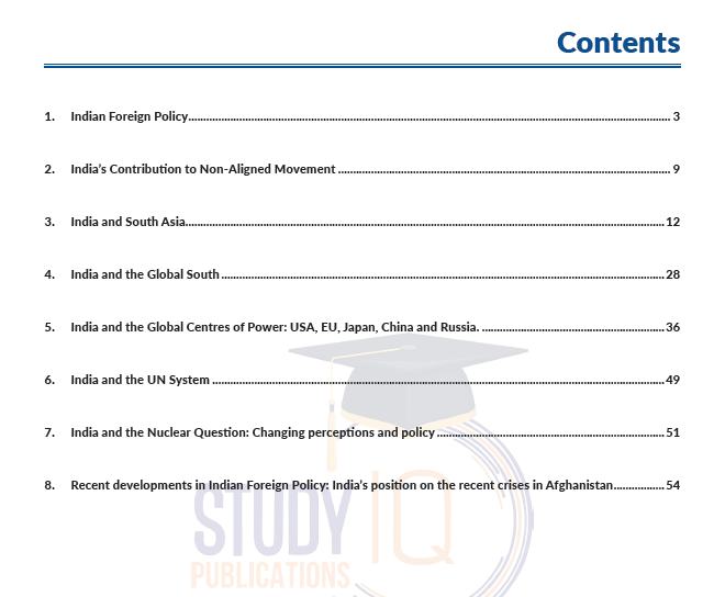 StudyIQ UPSC PSIR Optional Short Notes for Mains 2026 Set (Paper 1 & Paper 2 - Parts A & B) by Shashank Tyagi (photocopy) - Image 4